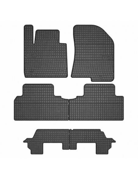 Alfombrillas de goma para Kia Carens IV  3rd fila (2013-2019) - FG0435-3