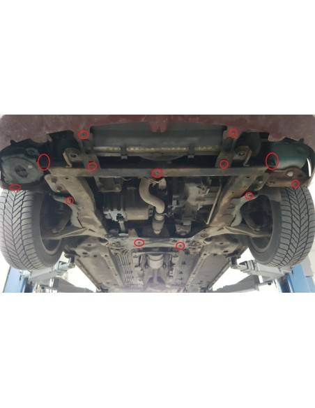 Cubre carter metalico Alfa Romeo 159 "01.101" (Desde 2004 hasta 2011)