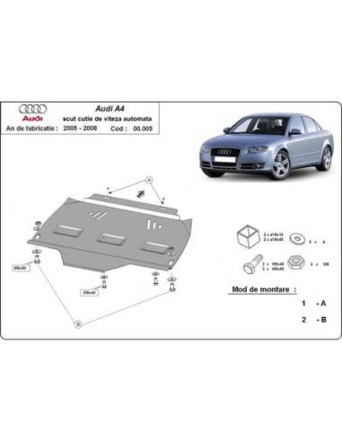Protección del caja de cambios Audi A4 B7 "00.005" (Desde 2005 hasta 2008)