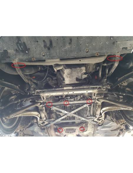 Protección del caja de cambios Audi A4 4 B8 All Road "00.006" (Desde 2008 hasta 2014)