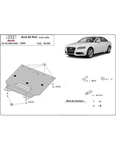 Protección del caja de cambios Audi...