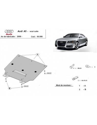Protección del caja de cambios Audi A5 "00.006" (Desde 2008 hasta 2016)