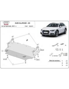 Cubre carter metalico Audi...
