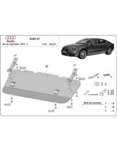 Cubre carter metalico Audi...