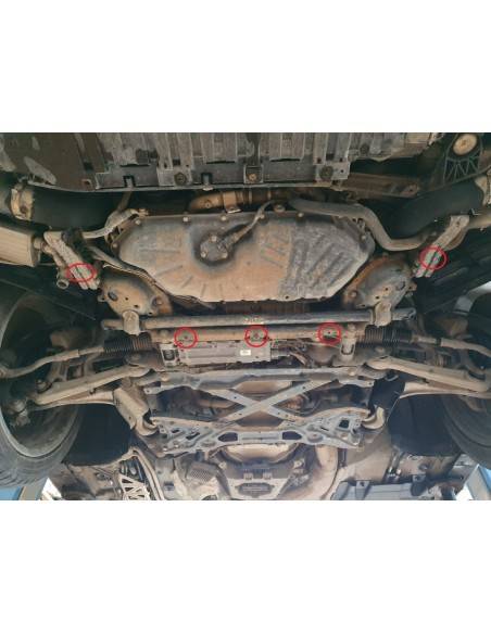 Cubre carter metalico Audi A8 "02.214" (Desde 2010 hasta 2017)