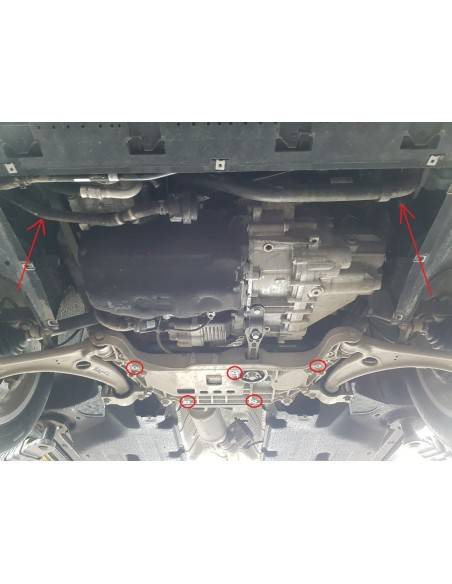Cubre carter metalico Audi Q3 "02.212" (Desde 2011 hasta 2018)