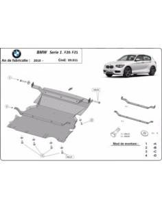 Cubre carter metalico BMW...
