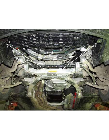 Cubre carter metalico BMW Serie 5 E60/E61 parachoques delantero estándar "03.016" (Desde 2003 hasta 2010)