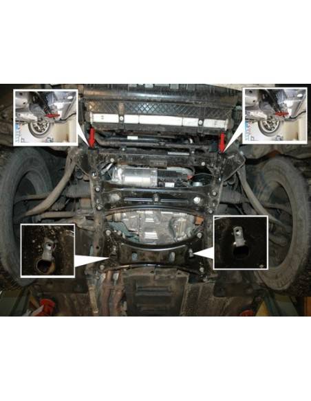 Cubre carter metalico BMW X4 "03.022" (Desde 2014 hasta 2018)