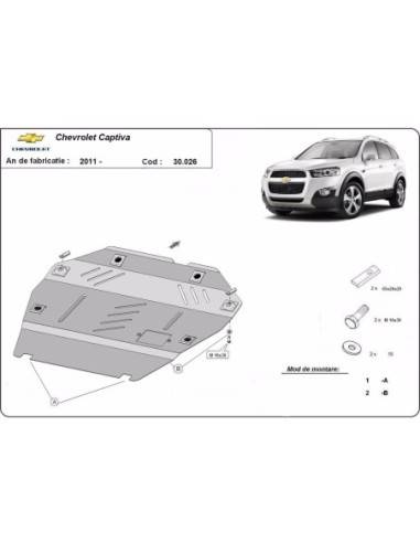 Cubre carter metalico Chevrolet...