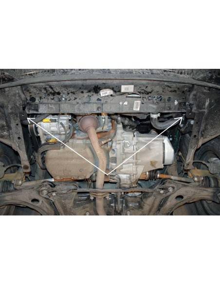 Cubre carter metalico Citroen C4 Cactus "05.032" (Desde 2014 hasta 2022)