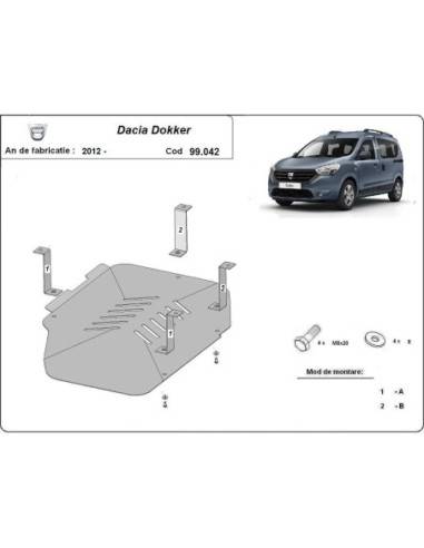 Protección del depósito de combustible Dacia Dokker "99.042" (Desde 2012 hasta 2022)