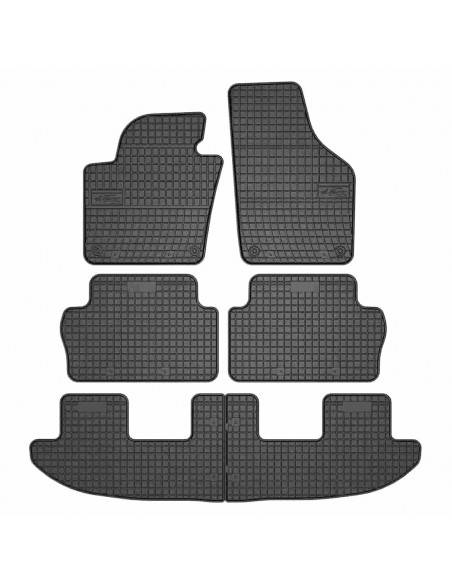 Alfombrillas de goma para Volkswagen Sharan II  3rd fila (2010-......) - FG04051