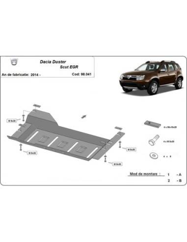 Protección para EGR, system STOP&GO Dacia Duster "98.041" (Desde 2014 hasta 2017)