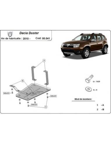 Protección del diferencial Dacia...
