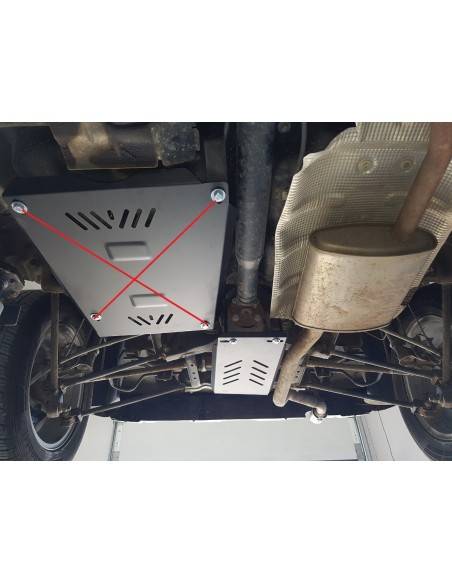 Protección del diferencial trasero Dacia Duster 4x4 "00.041UJ" (Desde 2014 hasta 2017)