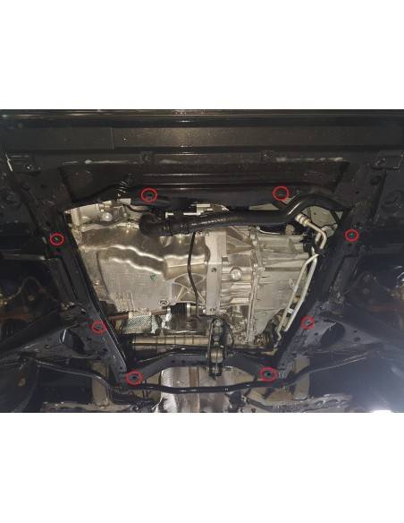 Cubre carter aluminio DACIA LOGAN MCV "06.042ALU" (Desde 2012 hasta 2020)