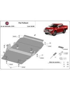 Cubre carter metalico Fiat...