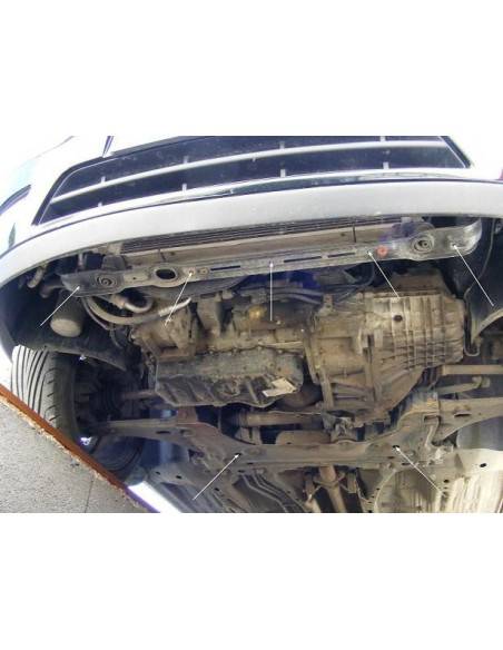 Cubre carter metalico Ford Focus 1 "08.049" (Desde 1998 hasta 2004)