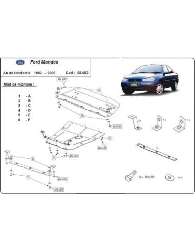 Cubre carter metalico Ford Mondeo 1,2...