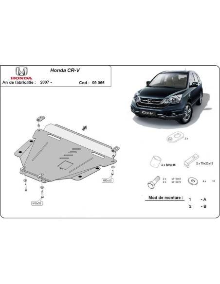 Cubre carter metalico Honda CR-V "09.066" (Desde 2007 hasta 2016)