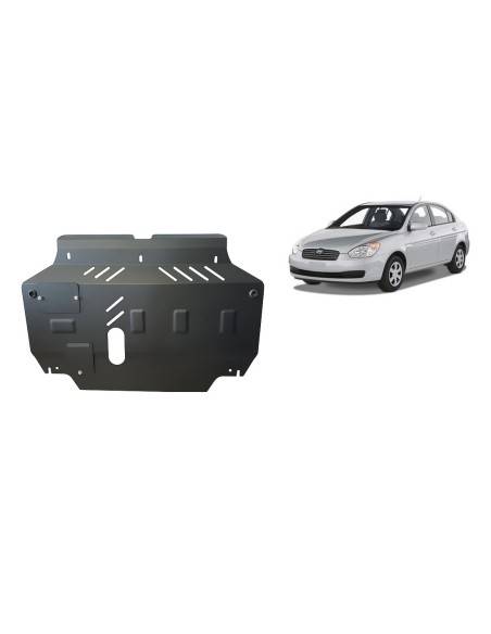 Cubre carter metalico Hyundai Accent "10.089" (Desde 2005 hasta 2010)