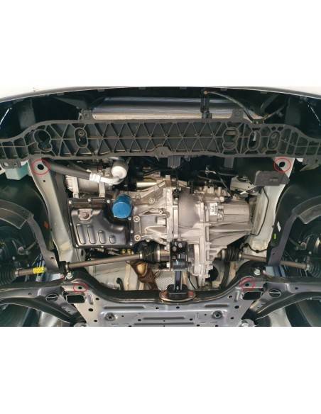 Cubre carter metalico Hyundai i20 "10.080" (Desde 2015 hasta 2020)