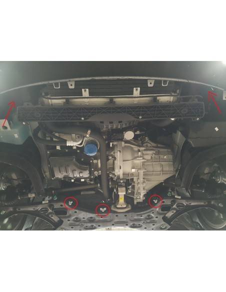Cubre carter metalico Hyundai I30 "10.084" (Desde 2017 hasta 2022)