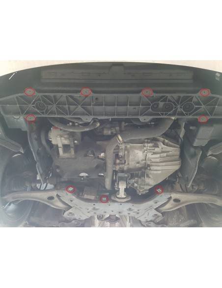 Cubre carter metalico Hyundai i40 "10.077" (Desde 2012 hasta 2015)
