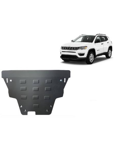 Cubre carter metalico Jeep Compass "07.051" (Desde 2017 hasta 2022)