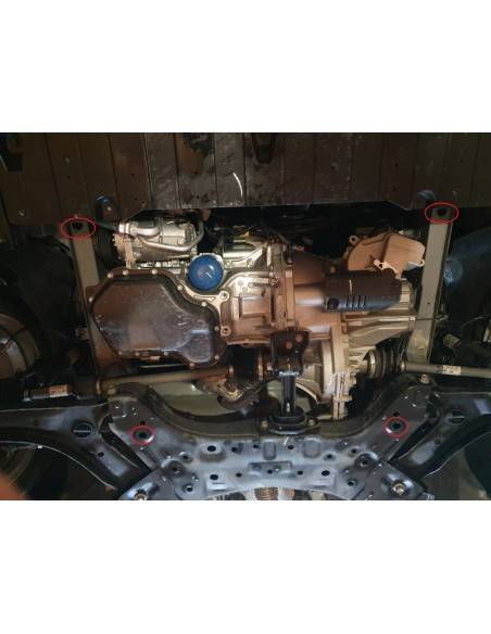 Cubre carter metalico Kia Picanto "10.088" (Desde 2017 hasta 2022)