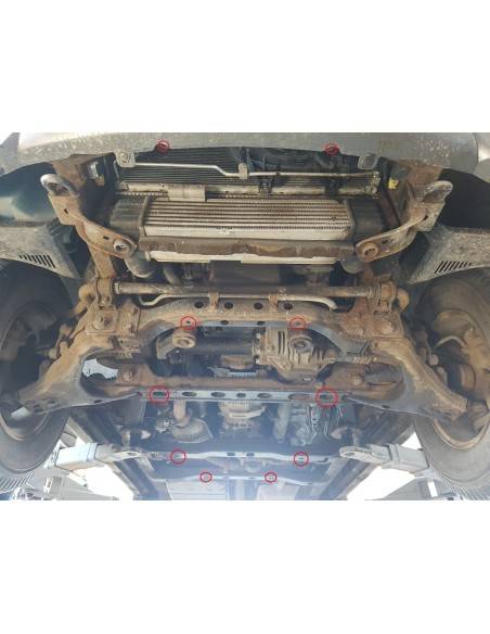 Cubre carter metalico Kia Sorento "11.076" (Desde 2002 hasta 2006)