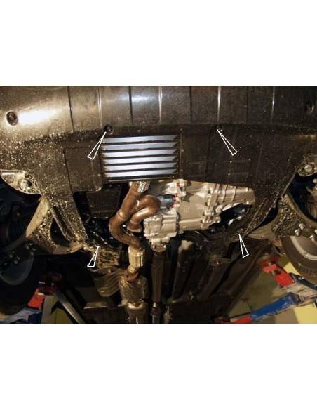 Cubre carter metalico Kia Sportage "10.073" (Desde 2004 hasta 2010)