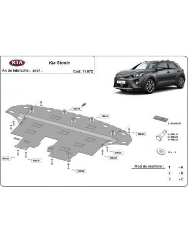 Cubre carter metalico Kia Stonic...