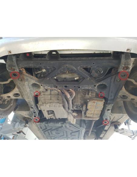 Cubre carter metalico Mercedes Clase A W168 "14.084" (Desde 1997 hasta 2004)