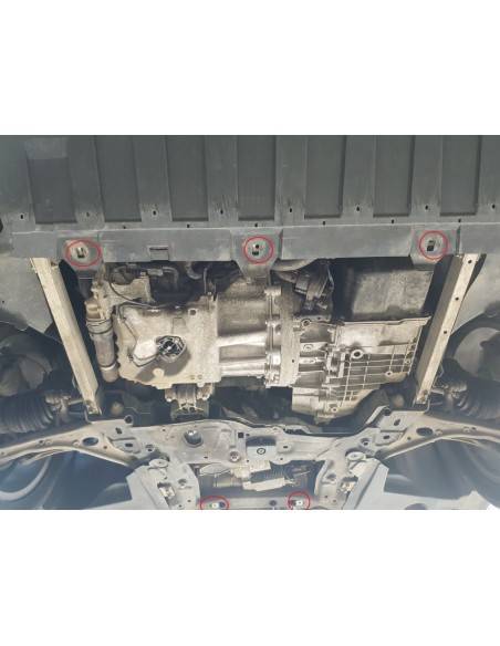 Cubre carter metalico Mercedes Clase B W246 "14.082" (Desde 2011 hasta 2019)