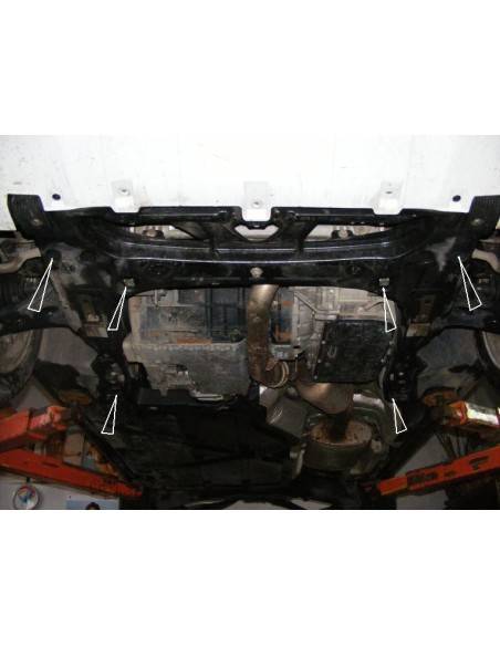 Cubre carter metalico Mercedes Clase B "14.083" (Desde 2005 hasta 2011)