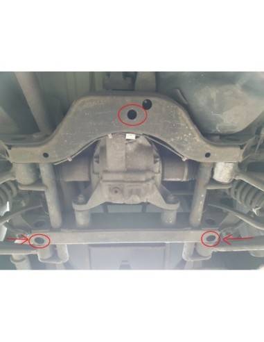 Protección del diferencial trasero...