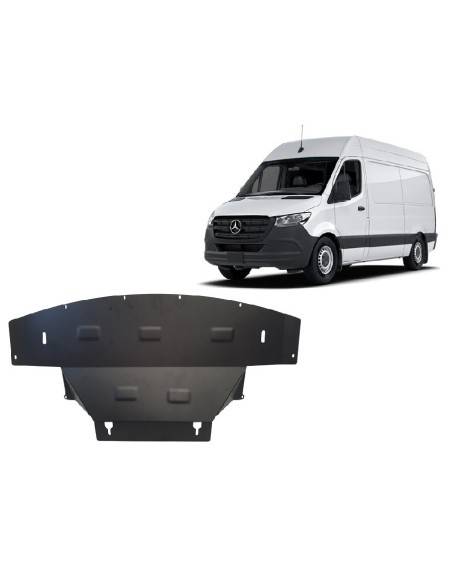 Cubre carter metalico Mercedes Sprinter 907 4x4 "14.104" (Desde 2018 hasta 2022)