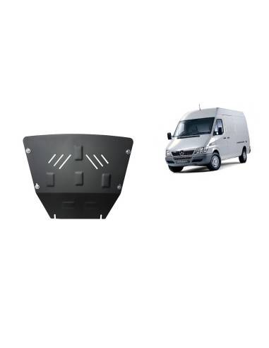 Cubre Cárter De Acero Para Mercedes Sprinter 2006-2018 - Protección Para Motor Y Transmisión