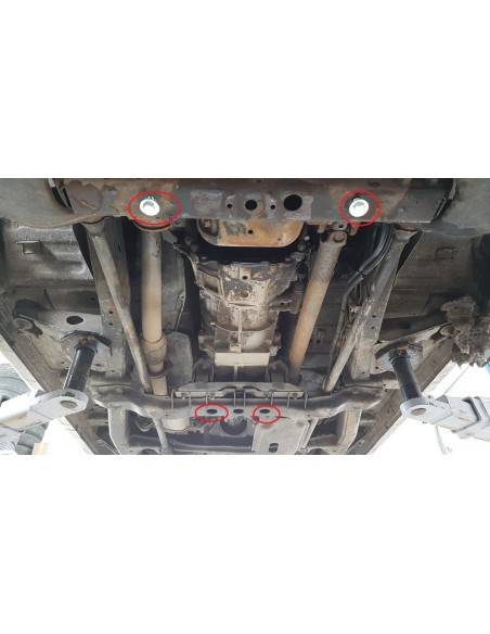 Protección del caja de cambios Mitsubishi Montero 3 (V60, V70) "00.102" (Desde 1999 hasta 2007)