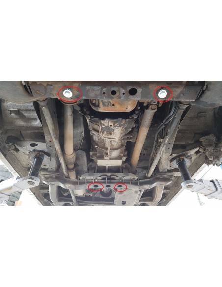 Protección del caja de cambios Mitsubishi Pajero 4 (V80, V90) "00.101" (Desde 2007 hasta 2022)