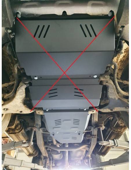 Protección de caja de cambios Mitsubishi Pajero Sport 2 "00.099" (Desde 2008 hasta 2016)