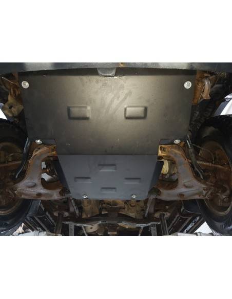 Cubre carter metalico Mitsubishi Pajero Sport 1 "15.098" (Desde 1998 hasta 2007)