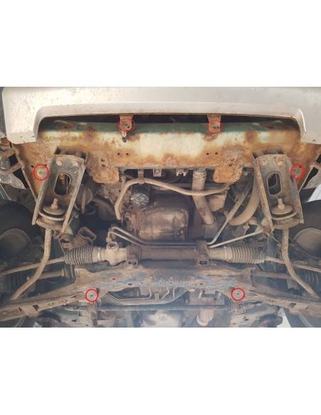 Cubre carter metalico Mitsubishi Montero Pinin "15.100" (Desde 1997 hasta 2007)
