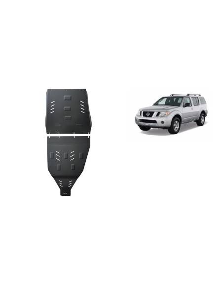 Protección de caja de cambios y diferencial Nissan Pathfinder "00.112" (Desde 2005 hasta 2015)