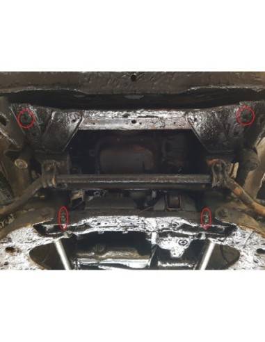 Cubre carter metalico Nissan Terrano...