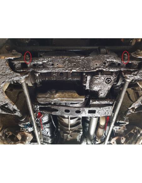 Cubre carter metalico Nissan Terrano II "16.120" (Desde 1992 hasta 2007)