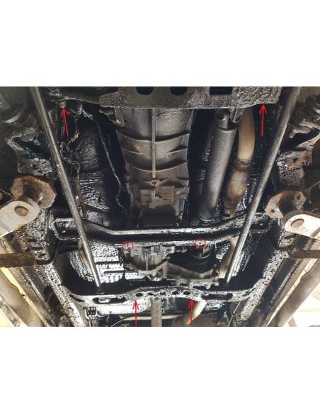 Protección del caja de cambios Nissan Terrano II "00.120" (Desde 1992 hasta 2007)