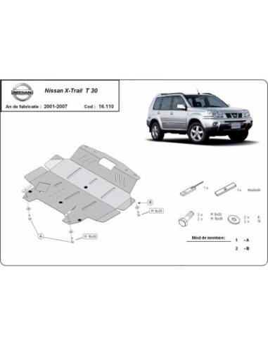Cubre carter metalico Nissan X-Trail... Cubre carter metalico Nissan X-Trail...